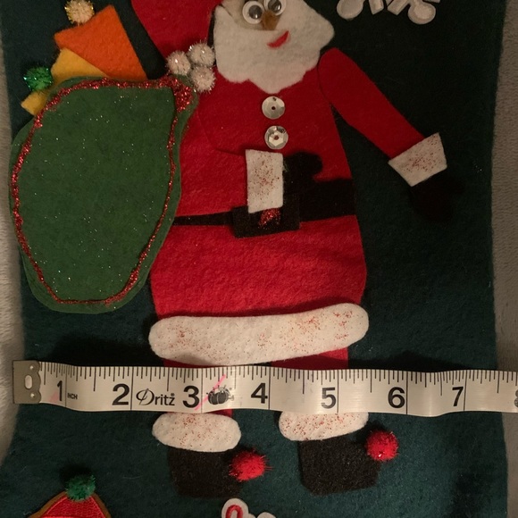 Vintage Velvet 3D Handmade Christmas Stocking - Picture 6 of 7